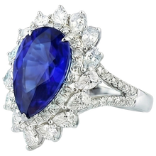 Afbeelding in Gallery-weergave laden, echte round diamant 4karaat ring profielweergave
