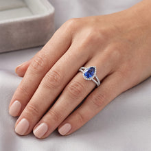 Afbeelding in Gallery-weergave laden, Saffier Diamanten Ring
