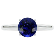 Afbeelding in Gallery-weergave laden, echte round diamant 4karaat ring close-up detail
