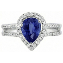 Afbeelding in Gallery-weergave laden, echte round diamant 2.75karaat ring zijaanzicht
