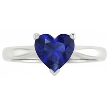 Afbeelding in Gallery-weergave laden, echte heart diamant 1.50karaat ring profielweergave
