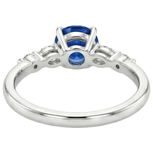Afbeelding in Gallery-weergave laden, echte round diamant 2karaat ring op wit
