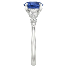 Afbeelding in Gallery-weergave laden, echte round diamant 2karaat ring profielweergave
