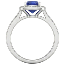 Afbeelding in Gallery-weergave laden, echte round diamant 1.25karaat ring profielweergave
