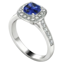 Afbeelding in Gallery-weergave laden, echte round diamant 1.25karaat ring close-up detail
