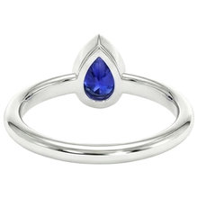Afbeelding in Gallery-weergave laden, echte pear diamant 1.50karaat ring zijaanzicht
