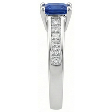 Afbeelding in Gallery-weergave laden, echte diamant 2karaat ring bovenaanzicht
