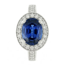Afbeelding in Gallery-weergave laden, Saffier Stenen Ring

