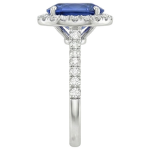 Afbeelding in Gallery-weergave laden, Saffier Verlovingsring
