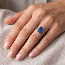 Afbeelding in Gallery-weergave laden, Saffier konings Blauwe Ring
