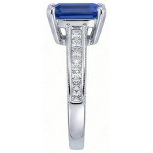 Afbeelding in Gallery-weergave laden, echte diamant 3.50karaat ring profielweergave
