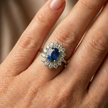 Afbeelding in Gallery-weergave laden, Saffier Ring
