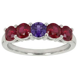 Echte Saffier Eternity Ring 1.50 Karaat