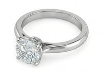 Afbeelding in Gallery-weergave laden, Prachtige Ronde Slijpvorm 2.75 Karaat Solitaire Natuurlijke uit de aarde gewonnen Diamanten Ring 4 Klauwen
