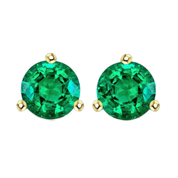 Fijne Smaragd GIA-Gecertificeerd Gemstone Earring 3 karaat in
