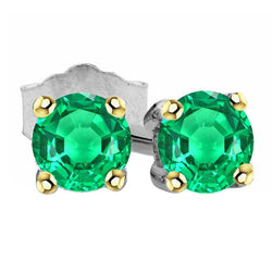 GIA-Gecertificeerd Fijne Smaragd Gemstone Earring 2 karaat