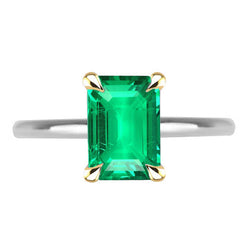 Verfijnd Smaragd Sieraadsteen Ring 2 karaat