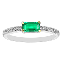 Colombiaanse Smaragd Gekleurde Steen Ring – GIA-Gecertificeerd 1