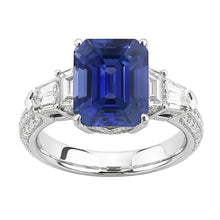 Afbeelding in Gallery-weergave laden, echte round diamant 3.50karaat ring vooraanzicht
