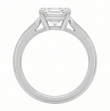 Afbeelding in Gallery-weergave laden, Smaragd Geslepen Natuurlijke uit de aarde gewonnen Diamanten Solitaire Ring
