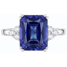 Afbeelding in Gallery-weergave laden, echte round diamant 3karaat ring zijaanzicht
