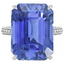 Afbeelding in Gallery-weergave laden, echte round diamant 5karaat ring bovenaanzicht
