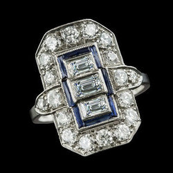 Natuurlijke Diamanten Ring 6.75ct - Witgoud 14K