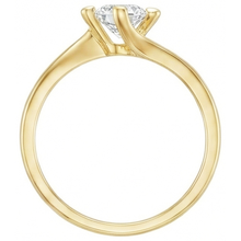 Afbeelding in Gallery-weergave laden, echte round diamant 1.75karaat ring op wit
