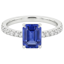 Afbeelding in Gallery-weergave laden, echte round diamant 4.50karaat ring profielweergave

