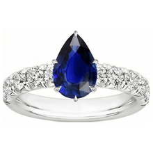 Afbeelding in Gallery-weergave laden, echte round diamant 5karaat ring profielweergave
