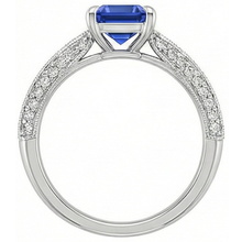 Afbeelding in Gallery-weergave laden, echte round diamant 4karaat ring op wit
