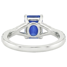 Afbeelding in Gallery-weergave laden, echte round diamant 4karaat ring close-up detail
