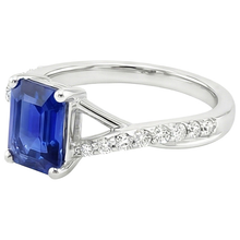 Afbeelding in Gallery-weergave laden, echte round diamant 4karaat ring bovenaanzicht
