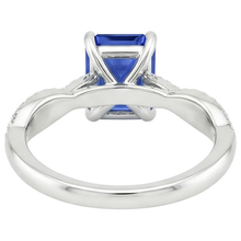 Afbeelding in Gallery-weergave laden, echte round diamant 3.50karaat ring close-up detail

