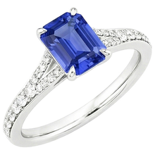 Afbeelding in Gallery-weergave laden, echte round diamant 4karaat ring zijaanzicht
