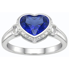 Afbeelding in Gallery-weergave laden, echte heart diamant 2karaat watch bovenaanzicht
