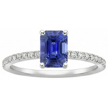 Afbeelding in Gallery-weergave laden, echte round diamant 5karaat ring close-up detail
