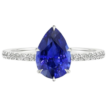 Afbeelding in Gallery-weergave laden, echte round diamant 4.50karaat ring bovenaanzicht
