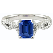 Afbeelding in Gallery-weergave laden, echte round diamant 2.50karaat ring profielweergave
