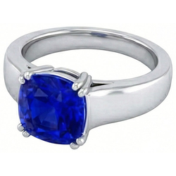 Echte Saffier Ring 1.80 Karaat