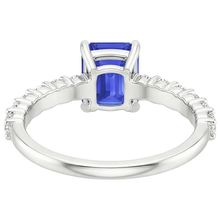 Afbeelding in Gallery-weergave laden, Solitaire Ceylon Sapphire Met Accenten Ring &amp; Diamanten 5 Karaat
