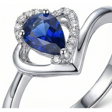 Afbeelding in Gallery-weergave laden, echte round diamant 2.50karaat ring vooraanzicht
