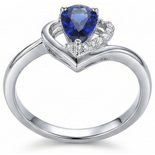 Afbeelding in Gallery-weergave laden, echte round diamant 2.50karaat ring profielweergave
