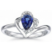 Afbeelding in Gallery-weergave laden, echte round diamant 2.50karaat ring zijaanzicht
