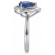 Afbeelding in Gallery-weergave laden, echte round diamant 2.50karaat ring met diamantaccenten
