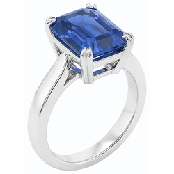Echte Saffier Ring 2.50 Karaat