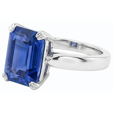 Afbeelding in Gallery-weergave laden, echte saffier 2.50karaat ring close-up detail
