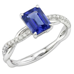 Echte Saffier Ring 2.50 Karaat