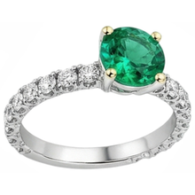 Afbeelding in Gallery-weergave laden, Designer Sieraadsteen Ring 2,50 karaat – hoekaanzicht
