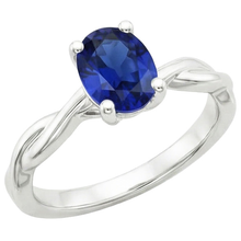 Afbeelding in Gallery-weergave laden, echte oval diamant 2karaat ring zijaanzicht
